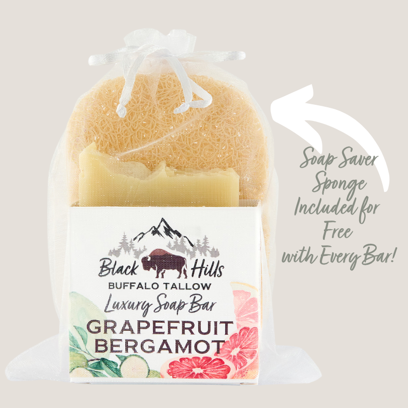 Grapefruit Bergamot Luxury Buffalo Tallow Soap Bar