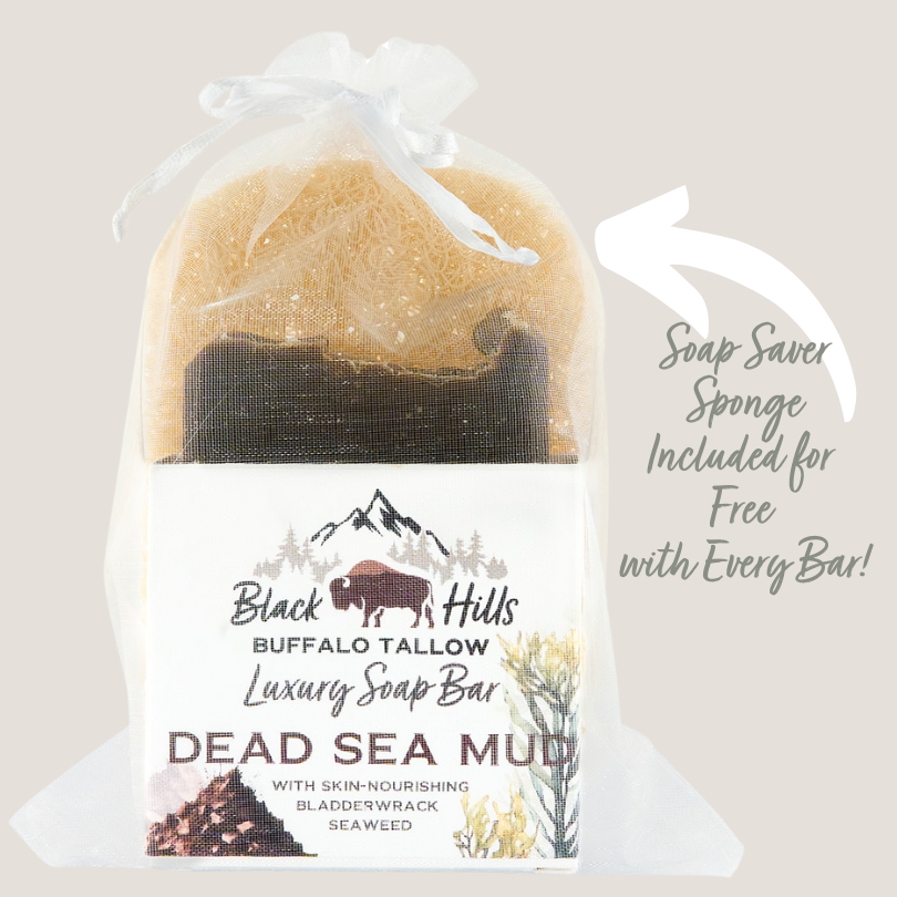 Dead Sea Mud Luxury Buffalo Tallow Soap Bar