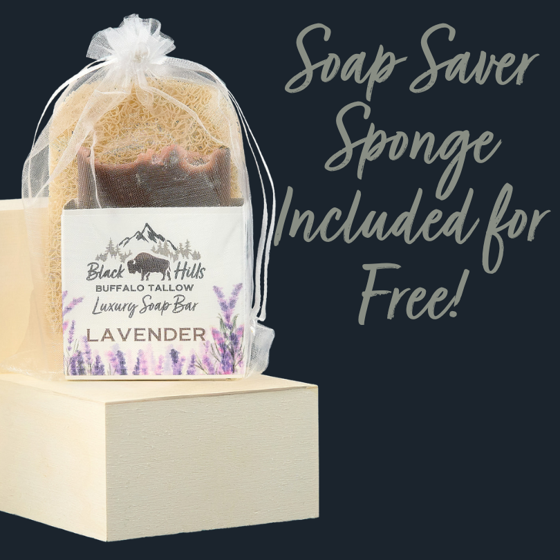 Lavender Luxury Buffalo Tallow Soap Bar