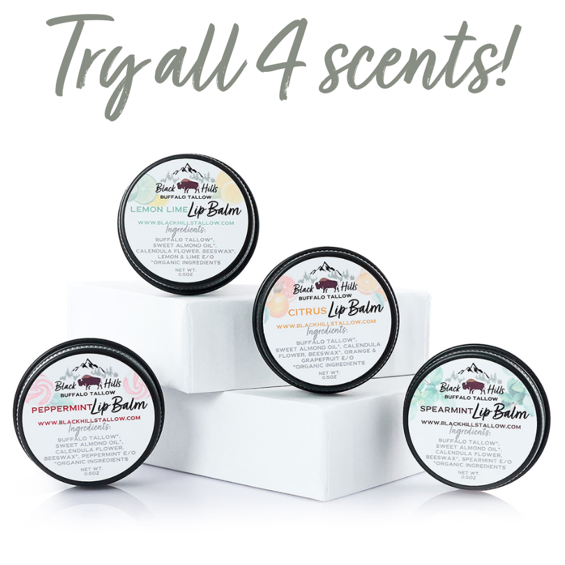 Lemon Lime Buffalo Tallow Lip Balm