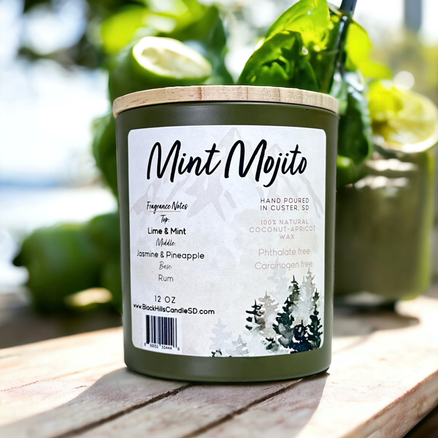 Mint Mojito Non-toxic Candle