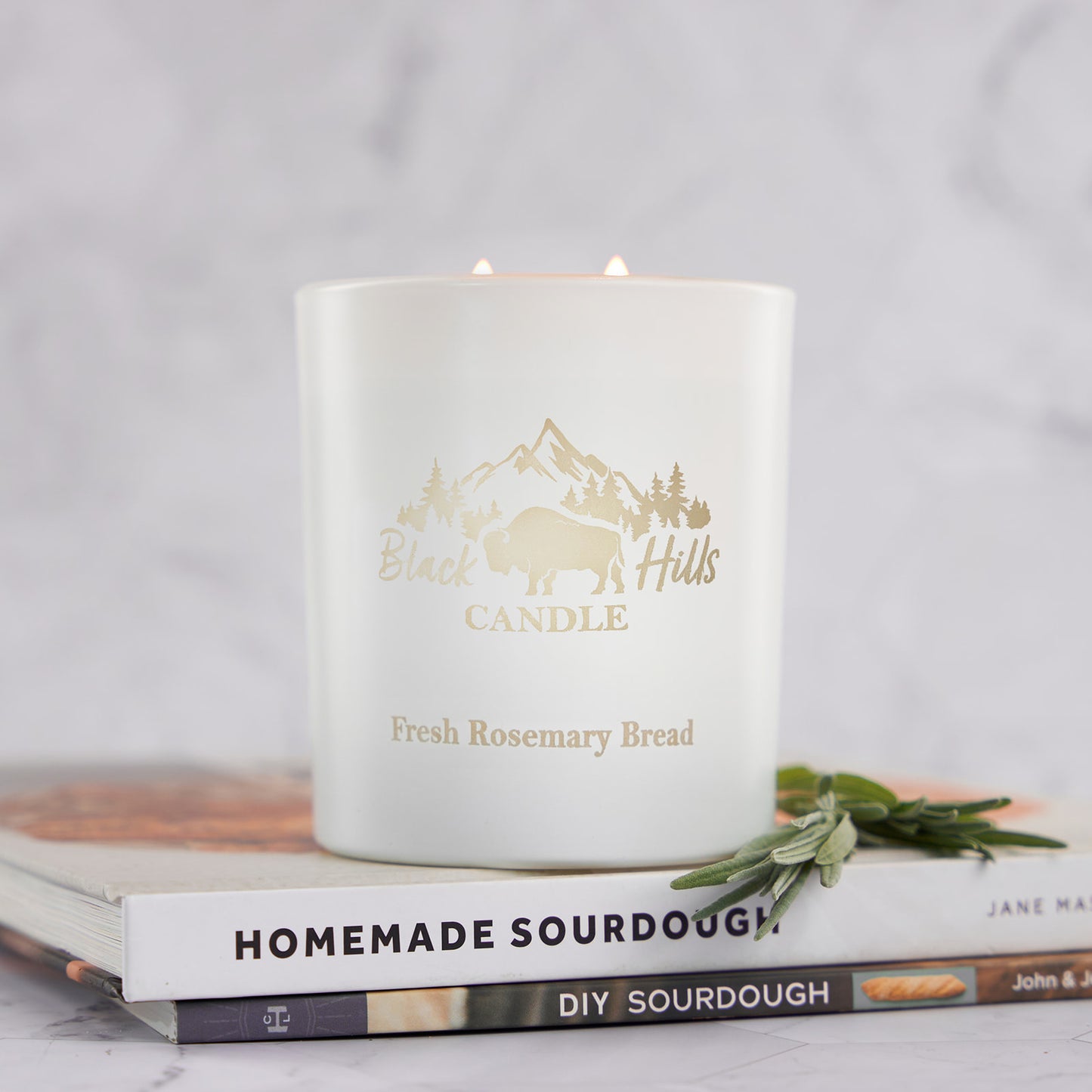 Fresh Rosemary Bread Non-toxic Candle