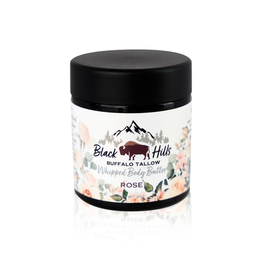 Rose Buffalo Tallow Whipped Body Butter