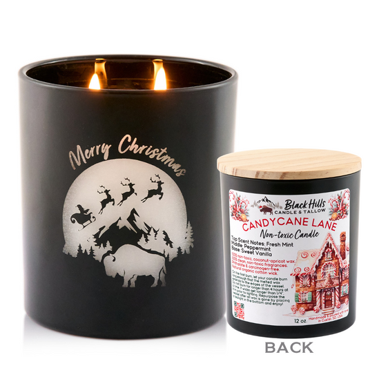 Candycane Lane Clean-burning Candle