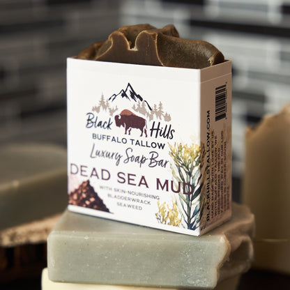 Dead Sea Mud Luxury Buffalo Tallow Soap Bar