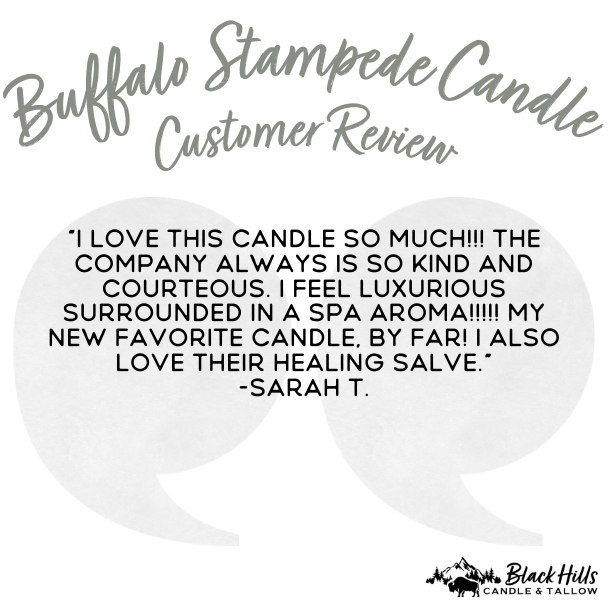 Buffalo Stampede Non-toxic Candle