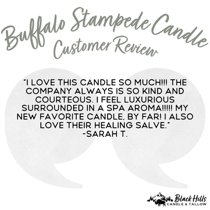 Buffalo Stampede Non-toxic Candle