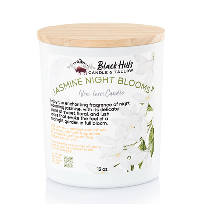 Jasmine Night Blooms Non-toxic Candle - Spring 2025