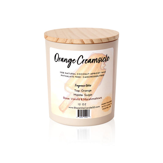 Orange Creamsicle Clean Burning Candle