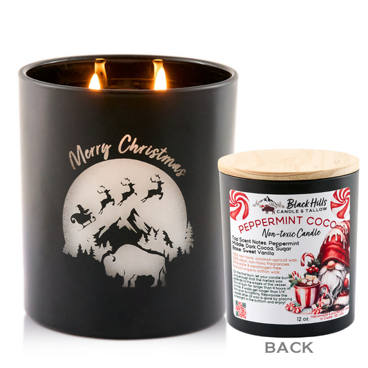 Peppermint Cocoa Clean-burning Candle