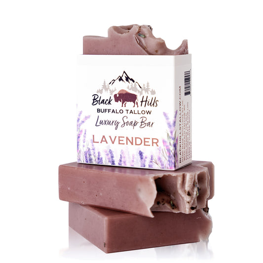 Lavender Luxury Buffalo Tallow Soap Bar