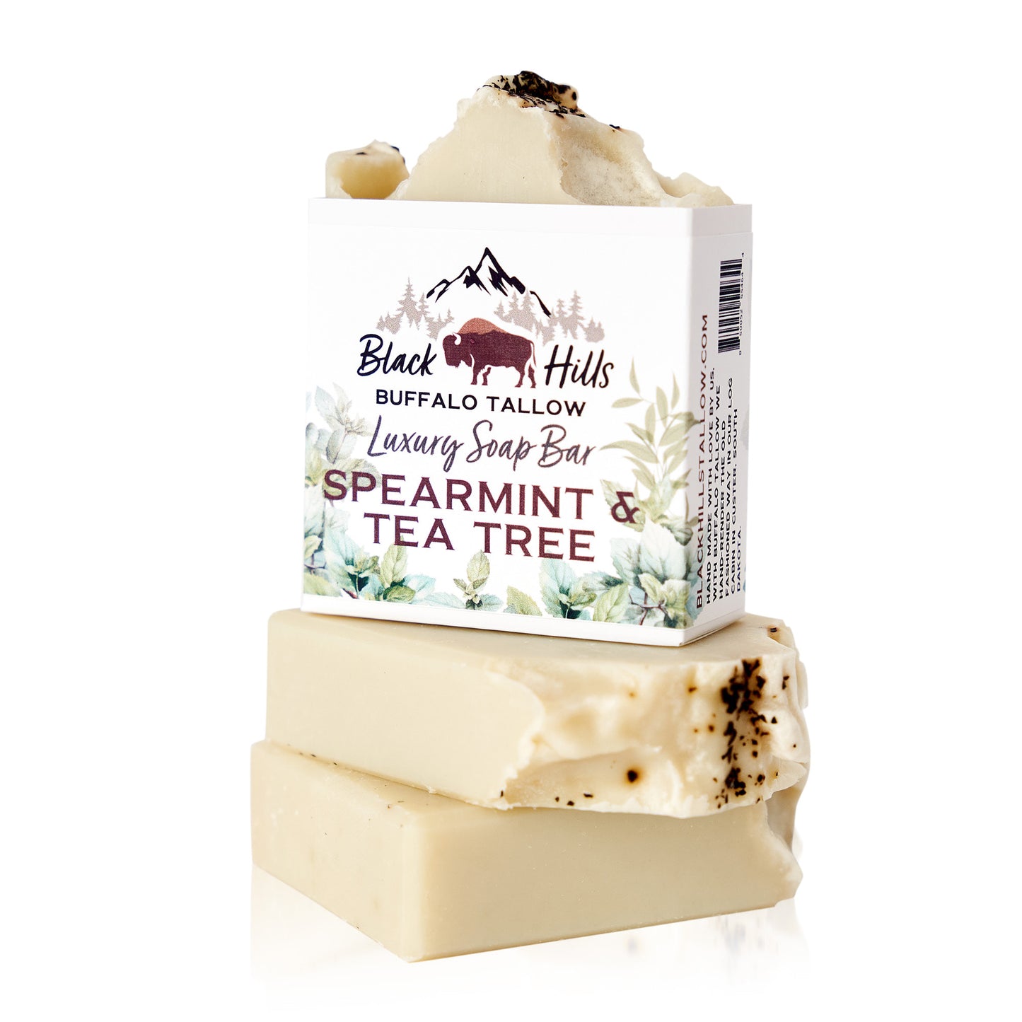 Spearmint & Tea Tree Luxury Buffalo Tallow Soap Bar