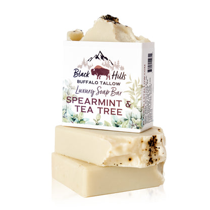 Spearmint & Tea Tree Luxury Buffalo Tallow Soap Bar