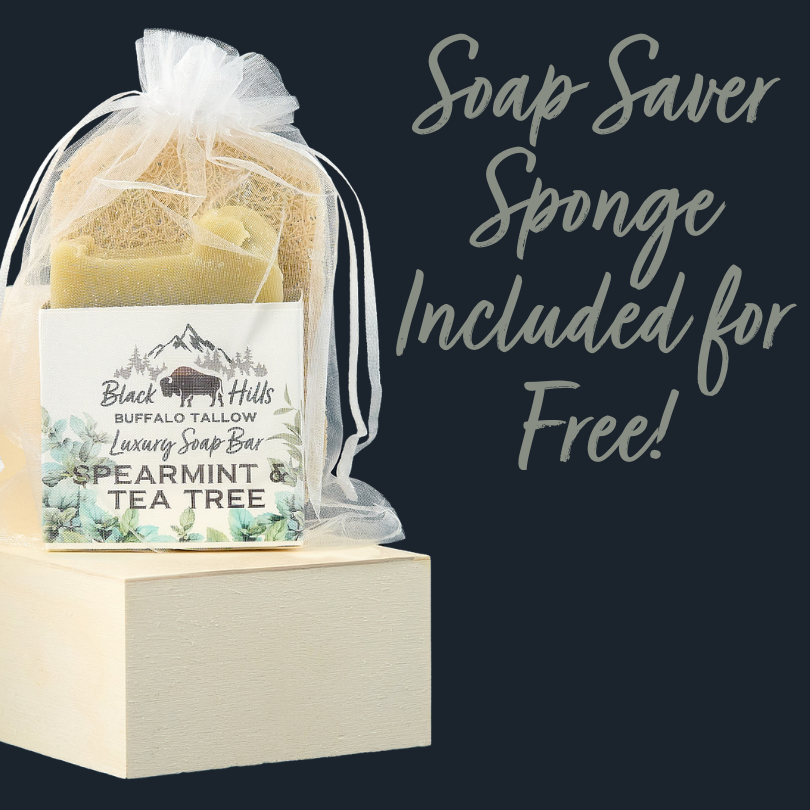 Spearmint & Tea Tree Luxury Buffalo Tallow Soap Bar