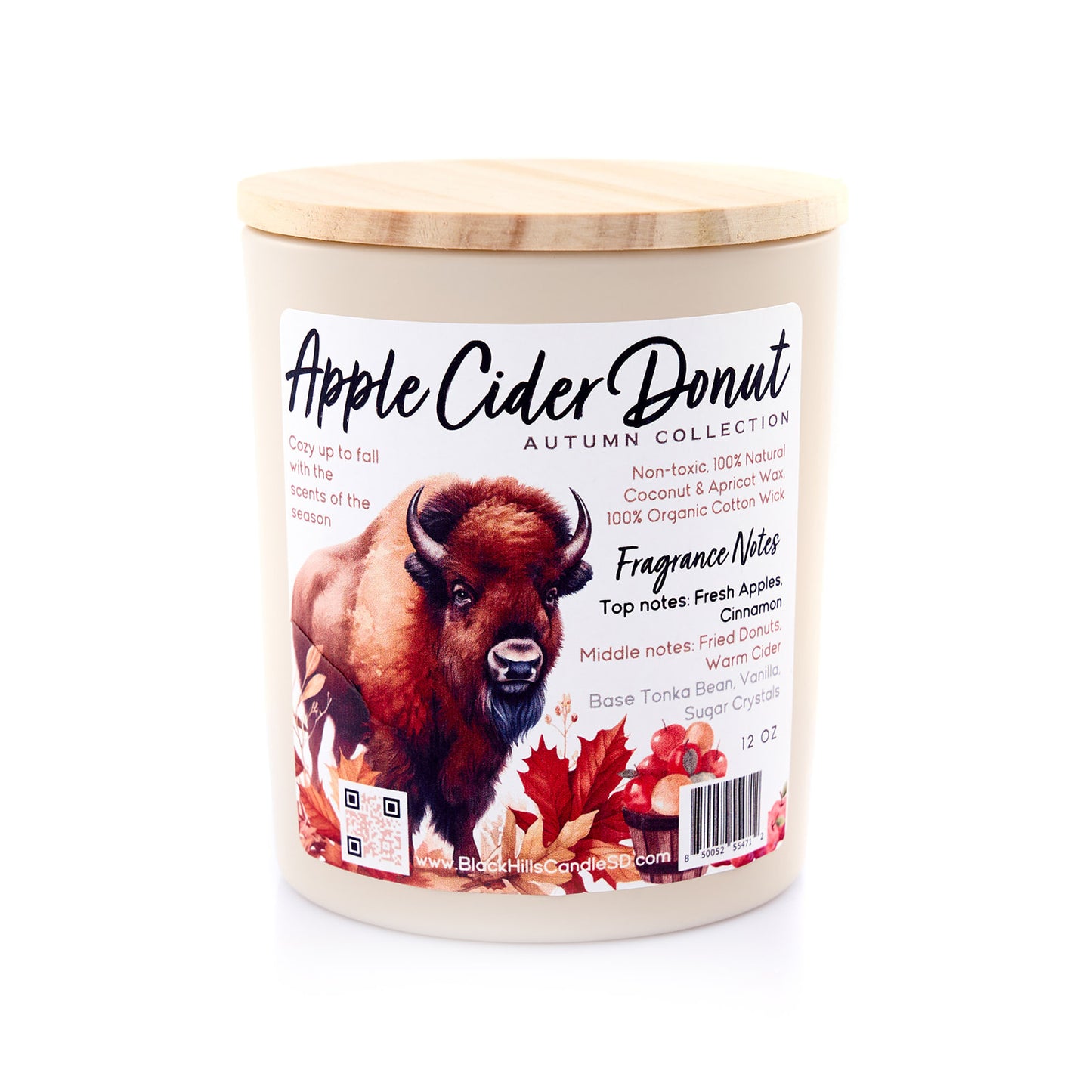 Apple Cider Donut Clean-burning Candle