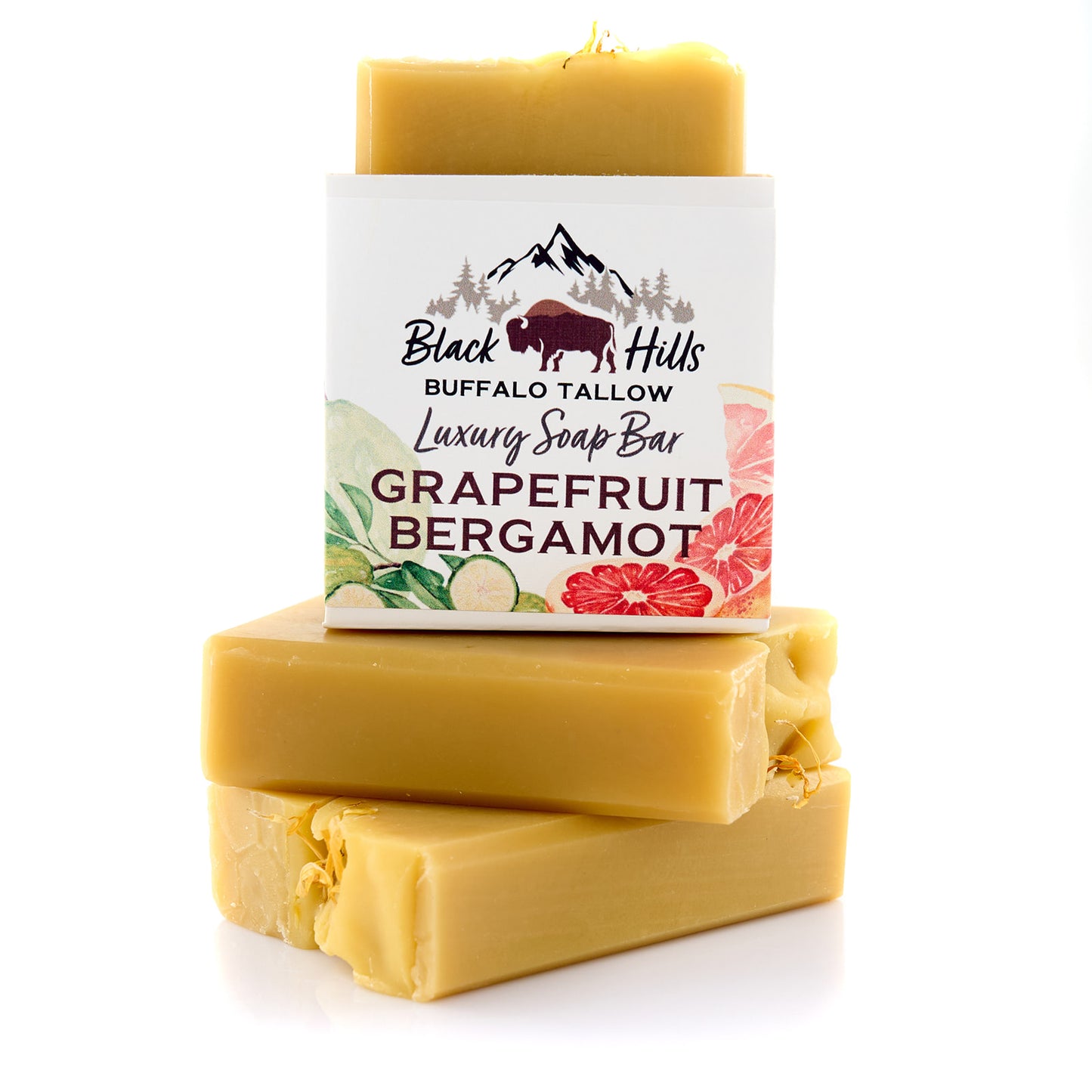 Grapefruit Bergamot Luxury Buffalo Tallow Soap Bar