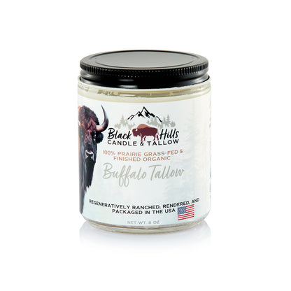 Organic Cooking Buffalo Tallow, 8oz
