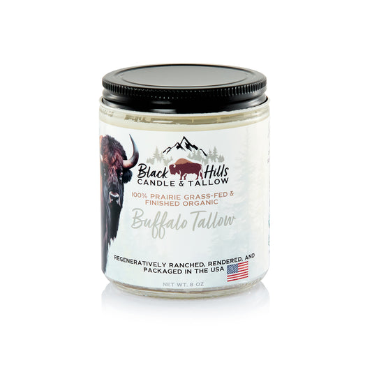 Organic Cooking Buffalo Tallow, 8oz