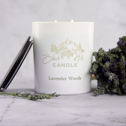 Lavender Woods Clean-Burning Candle