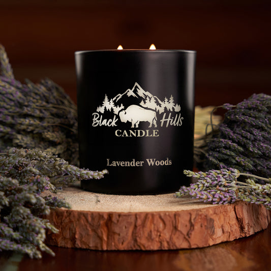 Lavender Woods Clean-Burning Candle